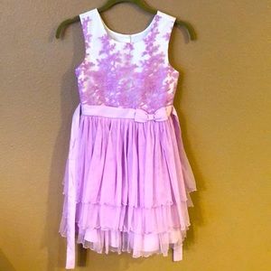 Girls purple dress
